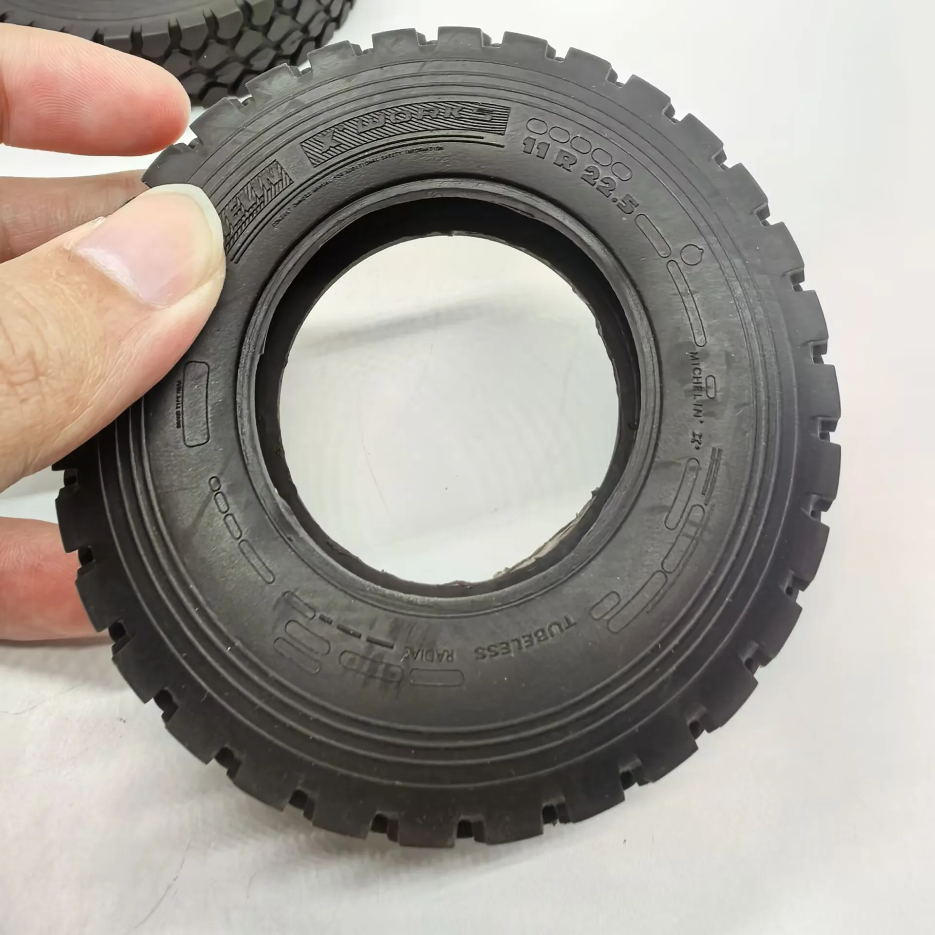 

JUWUBA Model For TAMIYA Tractor Head Tires Mud Truck Simulation Tires XZ-L Gravel Tires All-Terrain