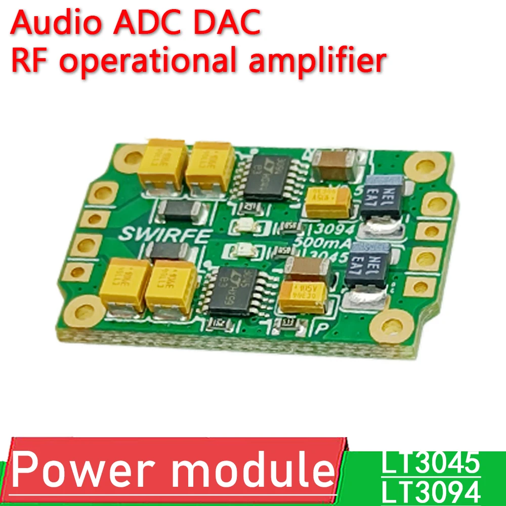 Dykb Lt3045 Lt3094 Áudio Adc Dac rf Amplificador Operacional Positivo e Negativo Ajustável Módulo de Fonte de Alimentação Linear