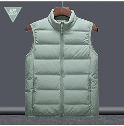 Stylish Durable Down Vest for Couples in Leisure Travel Windproof  Anti-wrinkle Lightweight WaterResistant Down vest  Coats