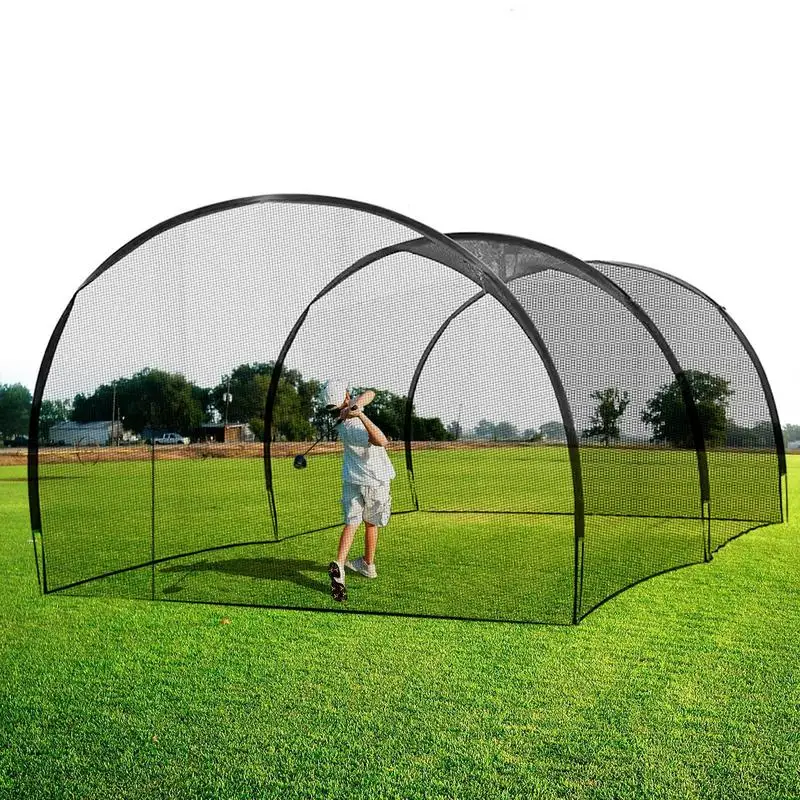 

Клетка для ватина на заднем дворе, портативная клетка для софтбола, профессиональные спортивные барьерные сетки, сетка для бейсбола, тренировочное оборудование