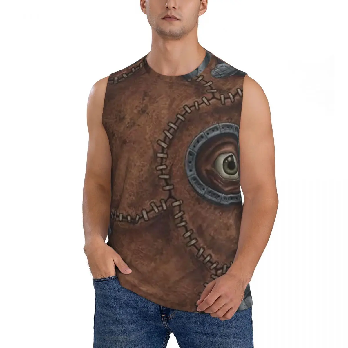 Hocus The Spell Book Pocus Horror Tv Movie Men Sleeveless Tank Tops Quick Dry Breathable Gym Fitness Running Summer Sport Vest