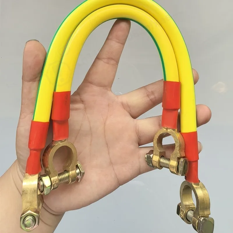 Universal Heavy Duty Battery Jumper Cables 12V to 24V Series Connection Copper Wire for Truck Modification and Jump Start