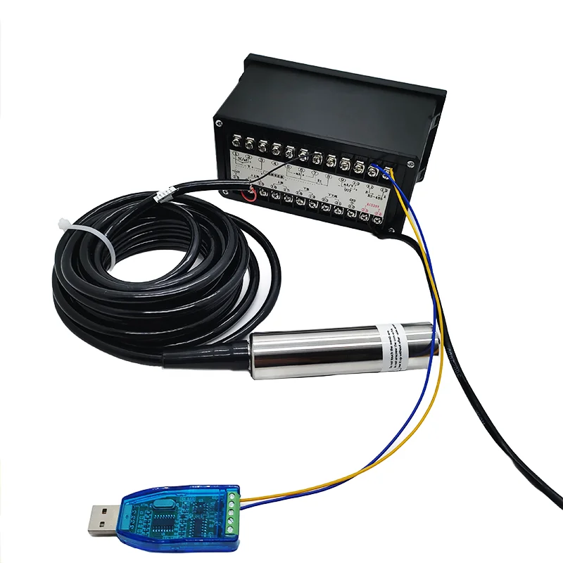 SEWAGE WASTE TANK UNDERWATER WATER LEVEL PRESSURE SENSOR WITH SCREEN SWITCH ALARM PRESSURE TRANSMITTER PRICE