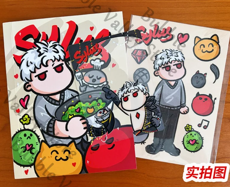 

Anime Love and Deepspace Sylus Cosplay Interaction Album Painting Cartoon Scrapbook Art Book Paintings Anthology Gift