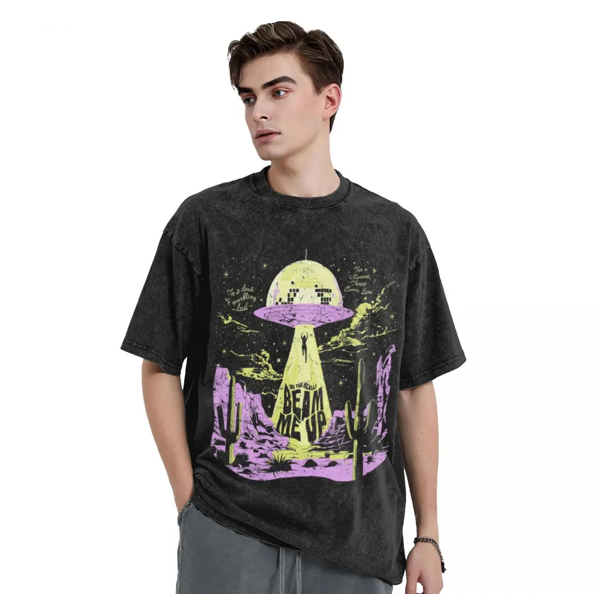 Did You Really Beam Me Up, Down Bad Tee T-Shirt cute tops anime anime stuff sweat mens designer clothes