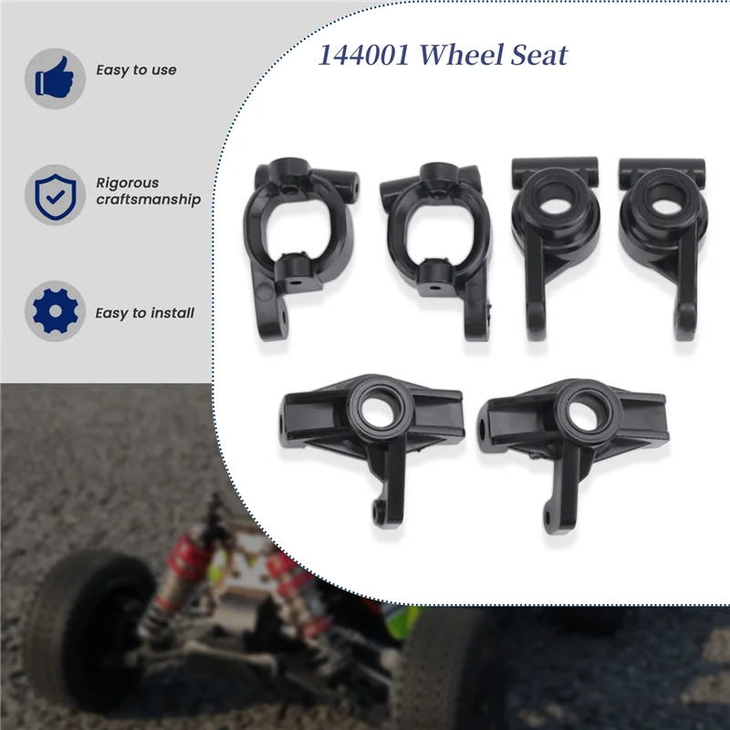 

AS96-For 1251 Front Wheel Seat 1252 Rear Wheel Seat 1253 C-Shaped Seat RC Car Accessory Set For Wltoys 1:14 Remote Control Vehic