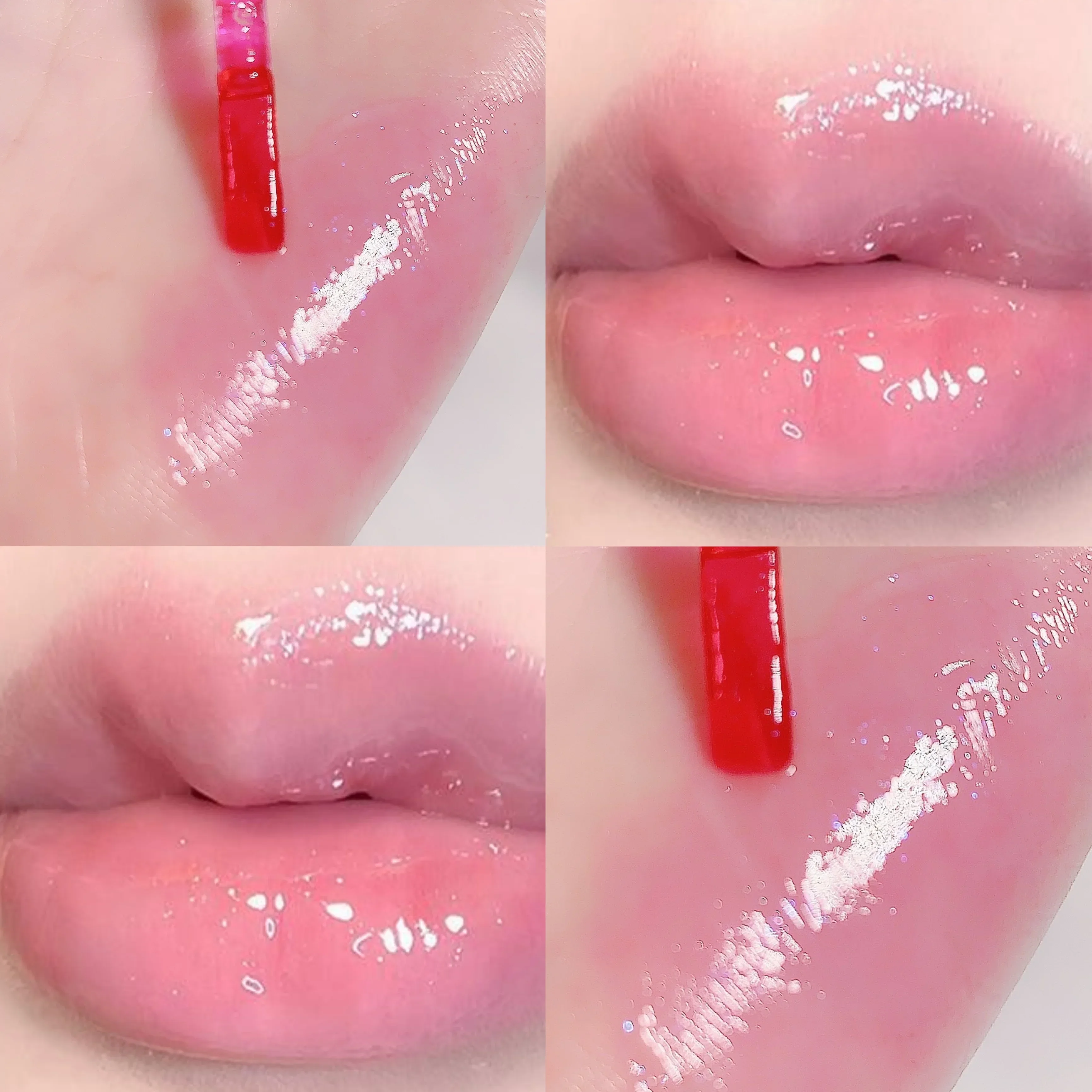 Lipgloss Rijke microglitter hydraterende en hydraterende spiegellipglazuur lippenbalsem Gekleurde lippenstift met flits