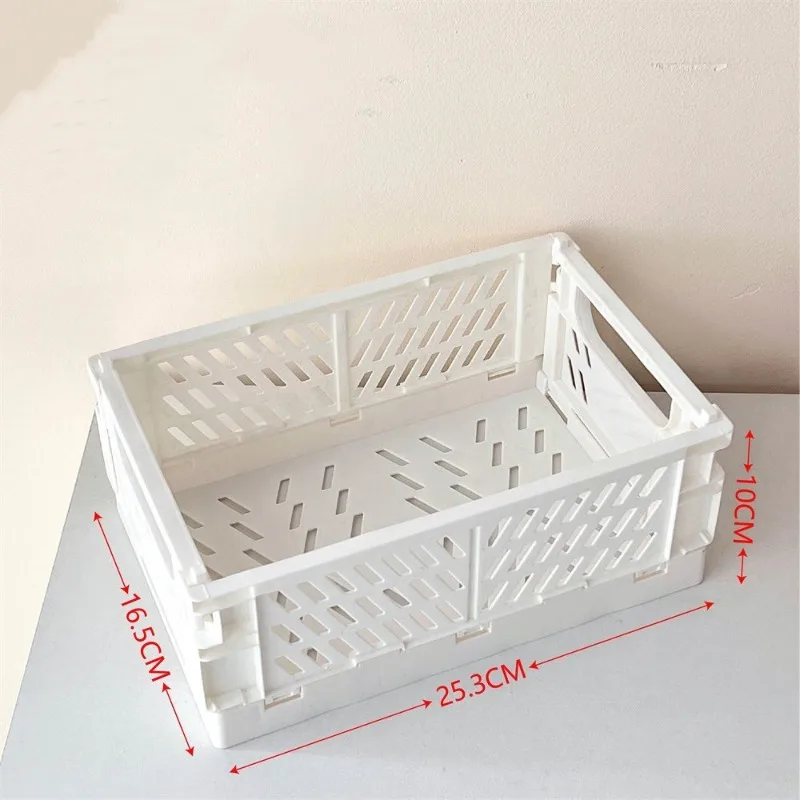 Simple and Creative Foldable Storage Box Desktop Organizer Book Rack Student Dormitory Magazine Storage Basket
