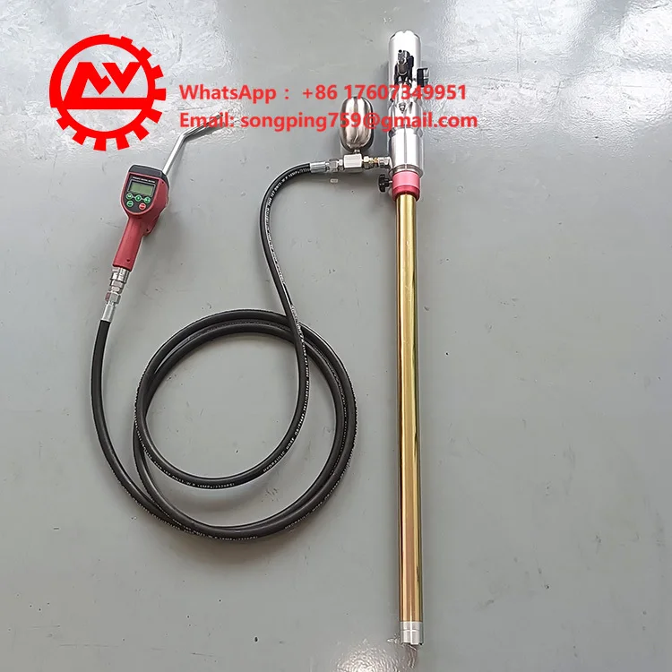 3:1 Long Life Time Portable Lube Transfer Pump Pneumatic Automatic Barrel Oil Pump for Engine  With Preset Gun