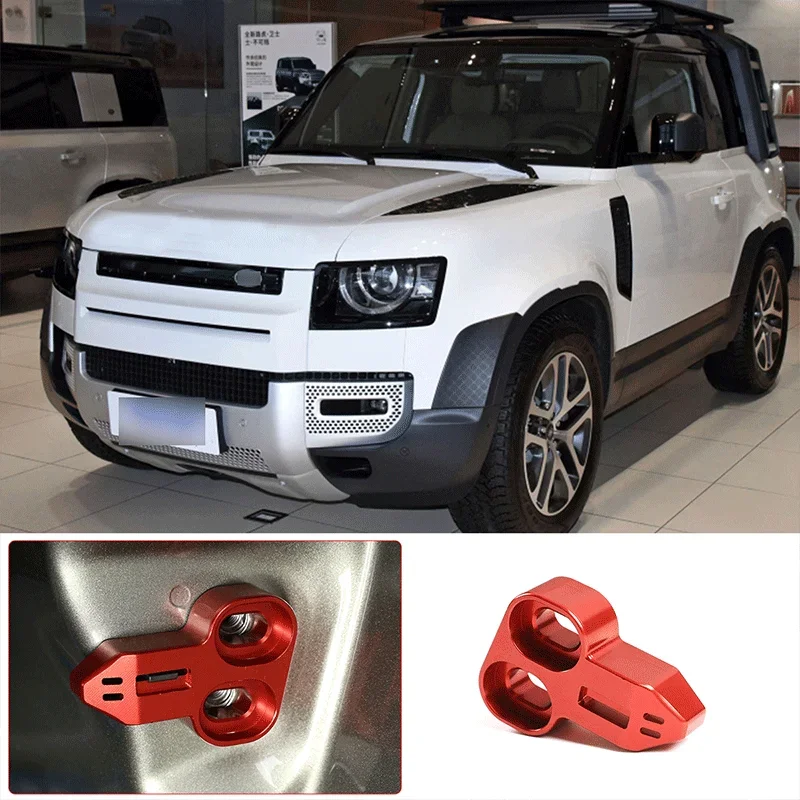 

For 2020-2024 Land Rover Defender 90 110 aluminum alloy car tail door lock decorative cover sticker interior accessories