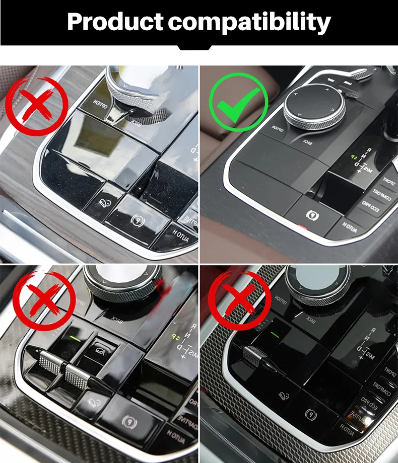 RHD Aufbewahrungsbox für BMW 2 3 4er F40 G20 G26 G01 G02 G05 G06 G07 I4 X3 X4 X5 X6 M4 Modifikation Auto Konsole Schalthebel – Detail 11