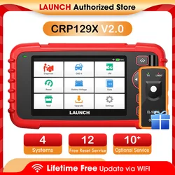 GL New LAUNCH CRP129X V2.0 OBD2 Scanner DIY Code Reader Car Scan Tool Autoscanner Automotive Diagnostic Tools