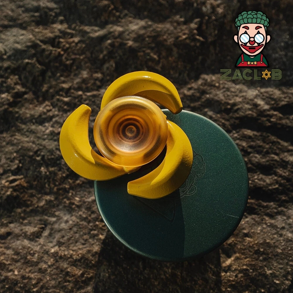 

ZacLab EDC Banana Fidget Spinner Stainless Steel PEI Stress Relief Toy Original Designs Anxiety Relief Gadgets