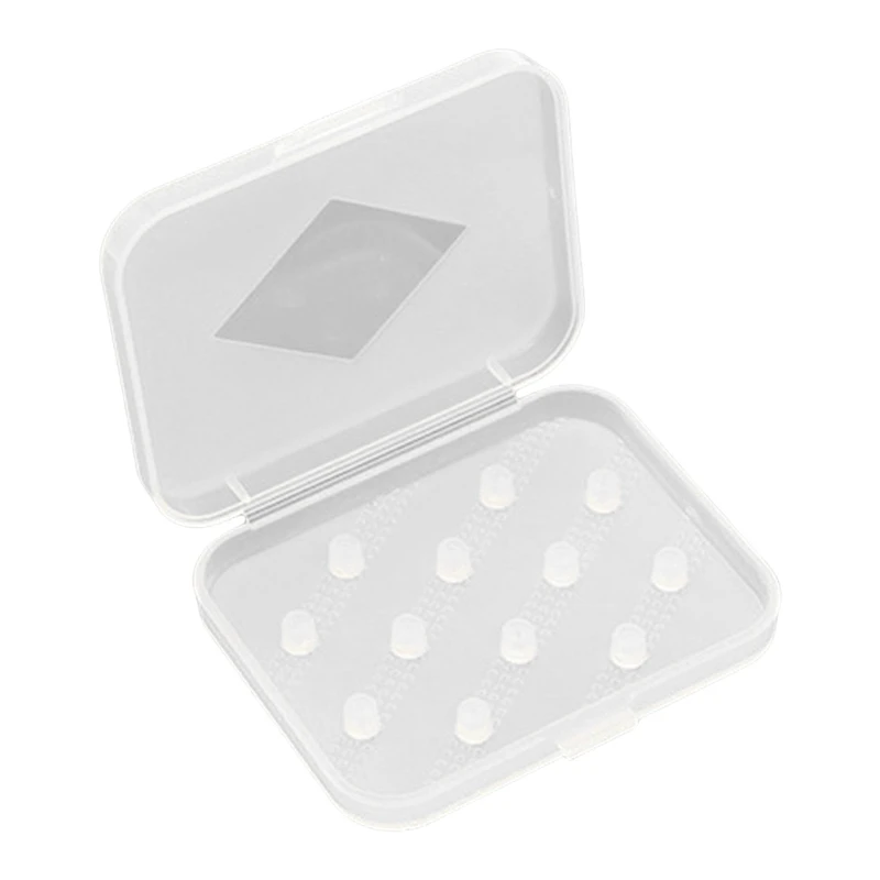 Hộp đựng Eartips Hộp đựng Earbud trong suốt, Hộp lưu trữ độ bền cho 6 cặp bảo vệ Eartips, nhỏ và động