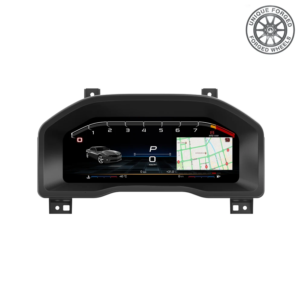 

Цифровая приборная панель Foforfor LCD для Chevrolet Silverado 2019-2023: виртуальный кластер приборов, ЖК-дисплей одометра