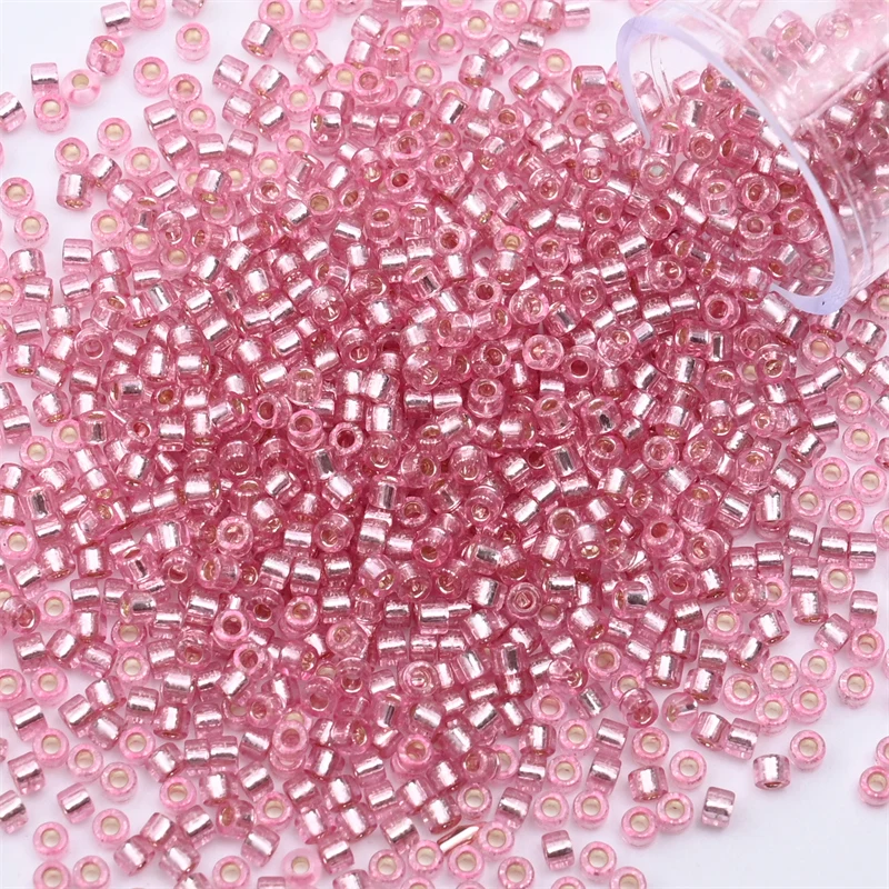 2mm Silver Colour Mini Japanese Glass Beads for DIY Craft