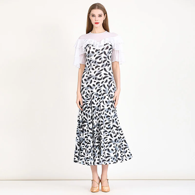 ODBD1359 Hot Sale High Quality Performance Wear Women Ballroom Competition Dress