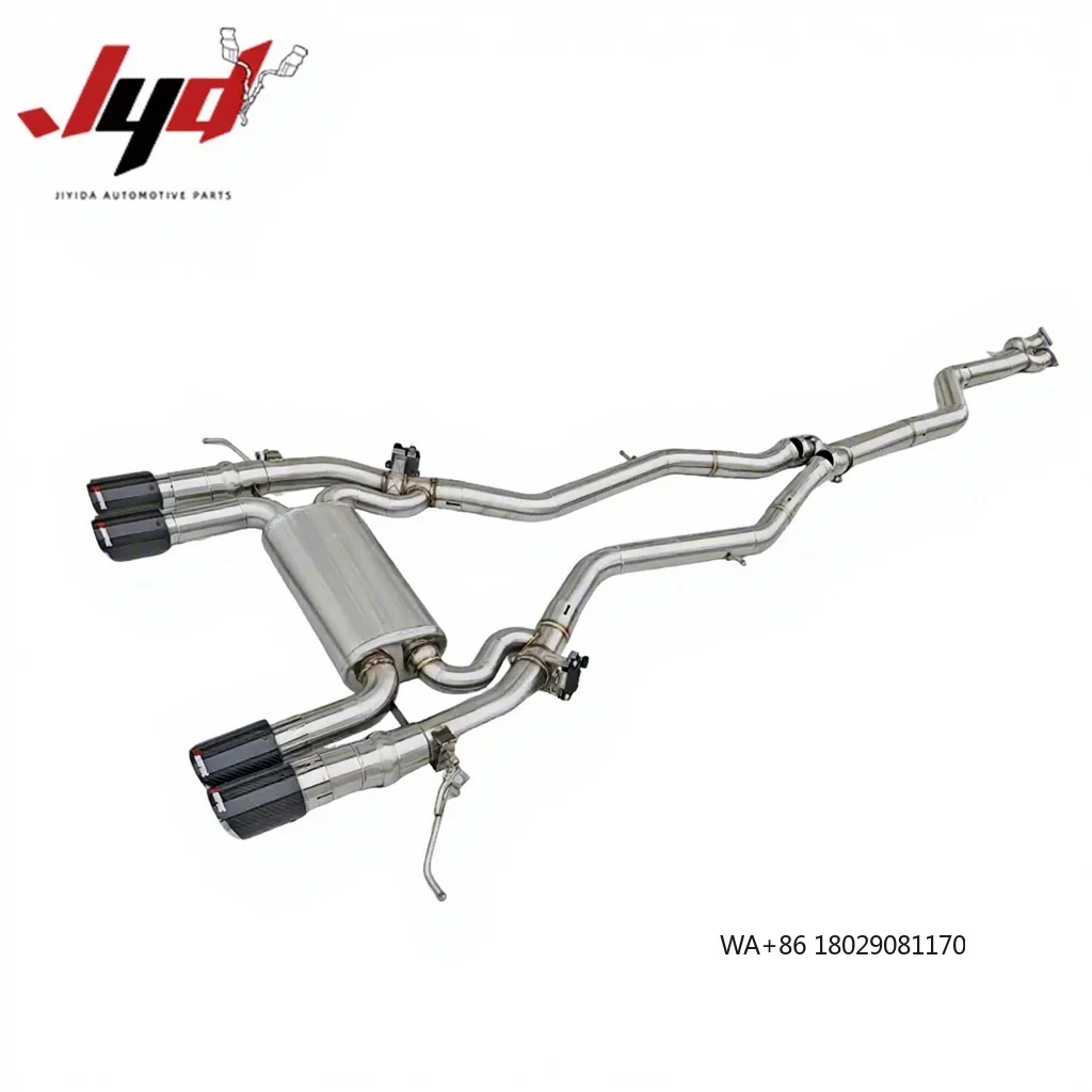 

Выхлопная система JYD Valvetronic из нержавеющей стали 3,5 дюйма Catback для M3 M4 G80 G82 3.0T 2019-2023 с клапаном, улучшенная производительность