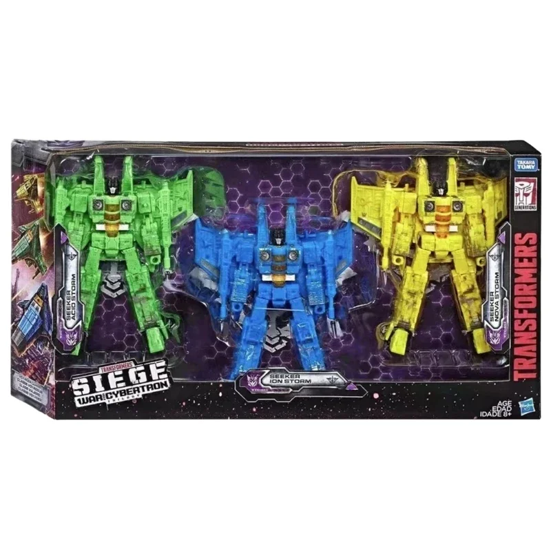 TransformersToys War for Cybertron:Siege WFC-S52-54 Seeker AcidStorm NovaStorm IonStorm 3-Pack Figures Collectible Gifts Hobbies