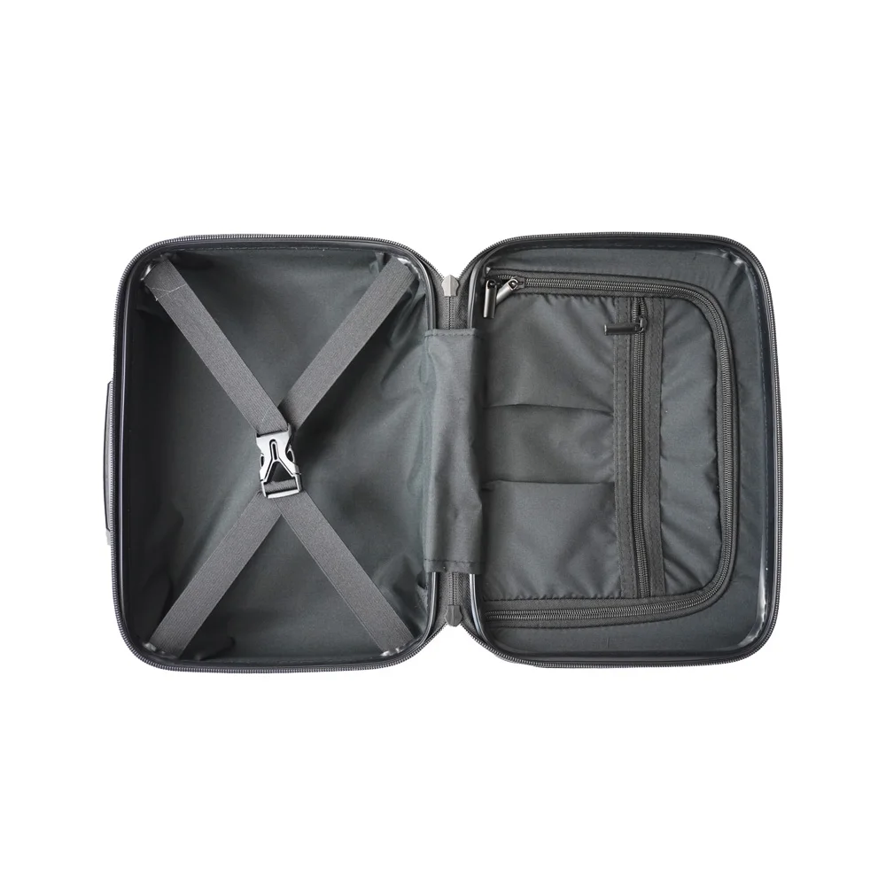 Stylish and high-quality rolling luggage for Christmas travel, 12-inch trolley carry-on luggage