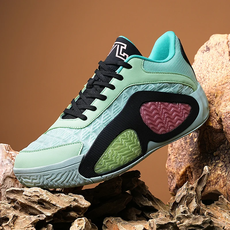 

New Style Men Basketball Sneakers High Top Comfortable Breathable Non Slip Durable Outdoor Training Athletic Sports Shoes