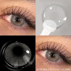 AMARA 1pair Colored Contact Lenses Natural Eye Lens Blue Eye Lenses Brown Lenses Gray Pupils Yearly Cosmetic Green Contacts