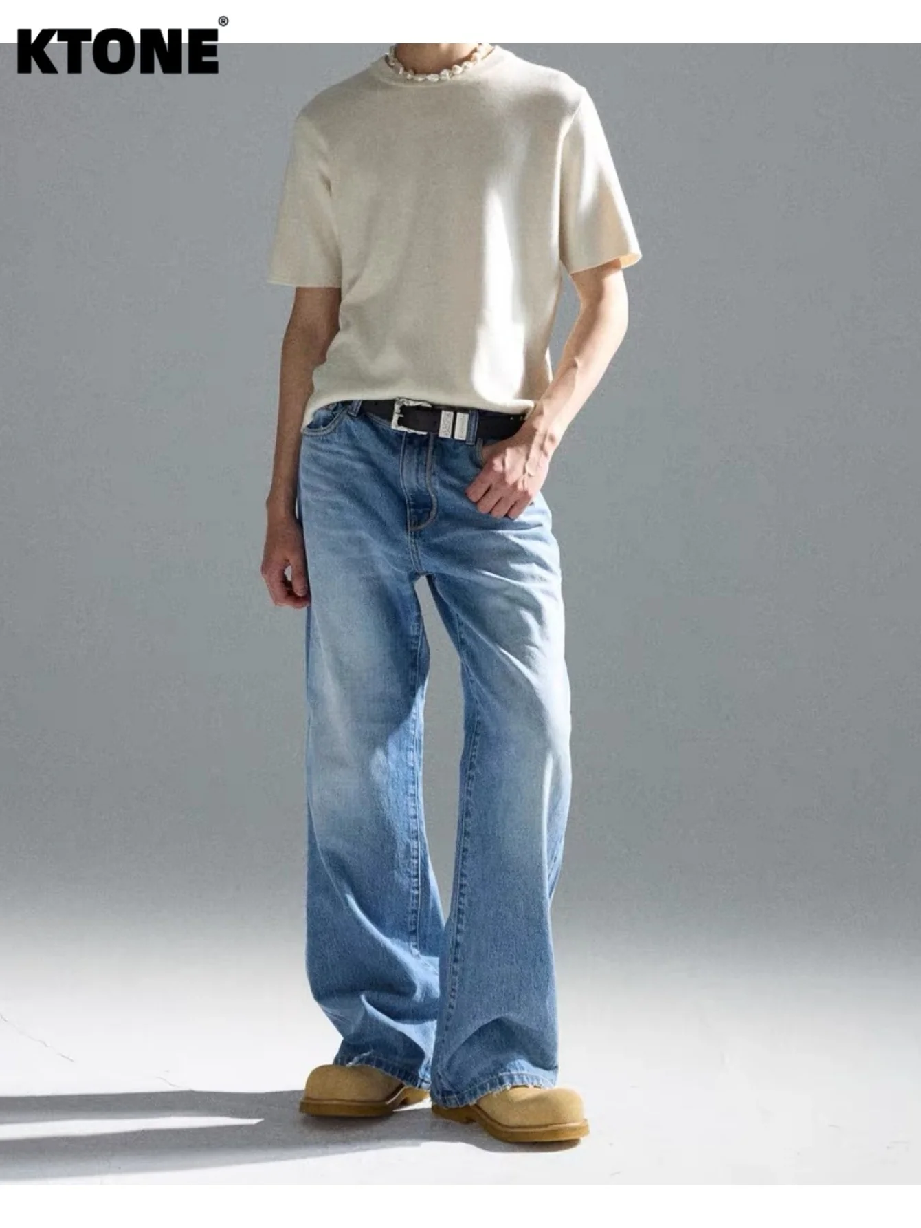 

Loose Blue Jeans Unisex Drip Original Y2K For Man Denim Man Pants No accessories or belts included