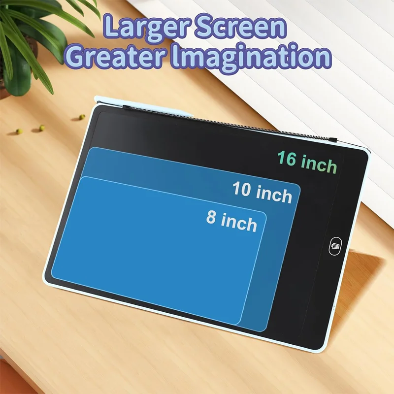 液晶手書きボード 11/13/16 インチ小さな黒板ワンクリッククリアハイライト描画ボード子供のおもちゃ落書きライティングボード