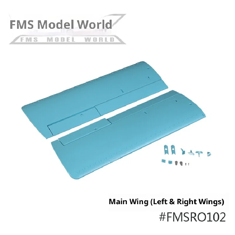Fms 1500mm Moore ensemble complet d'accessoires Fuselage ailes principales cadre de moteur à queue plate couvercle d'hélice train d'atterrissage