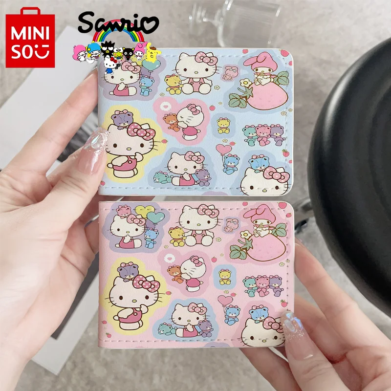 

Sanrio 2025 New Women's Card Bag Fashion High Quality Multi Slot Card Bag Cartoon Multi Functional Storage Credit Card Bag