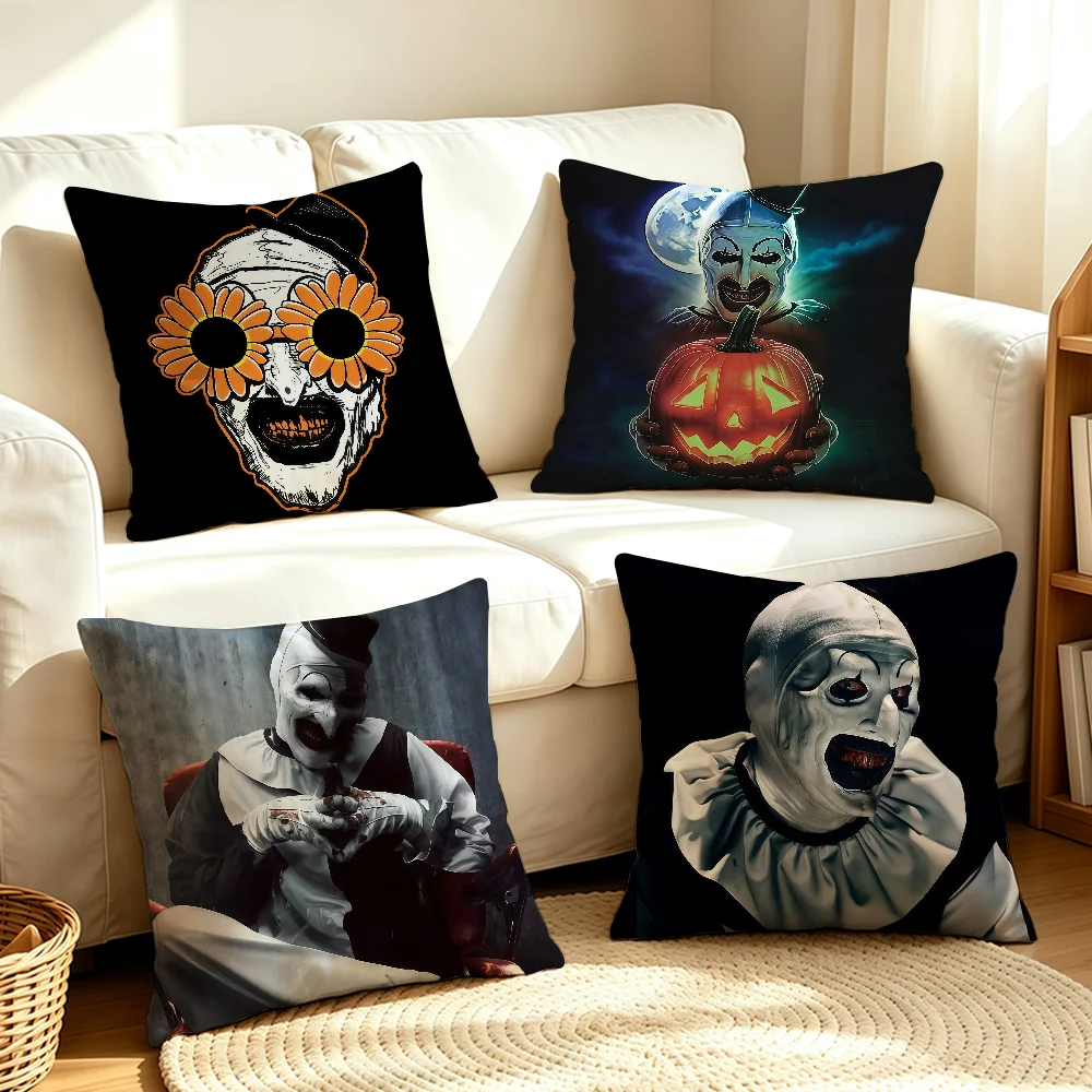 Movie T-Terrifier 4 cushion cover Anti-dustmite Sofa Cushion Decorative Office Cover Lounge Area Indoor & Outdoor Use