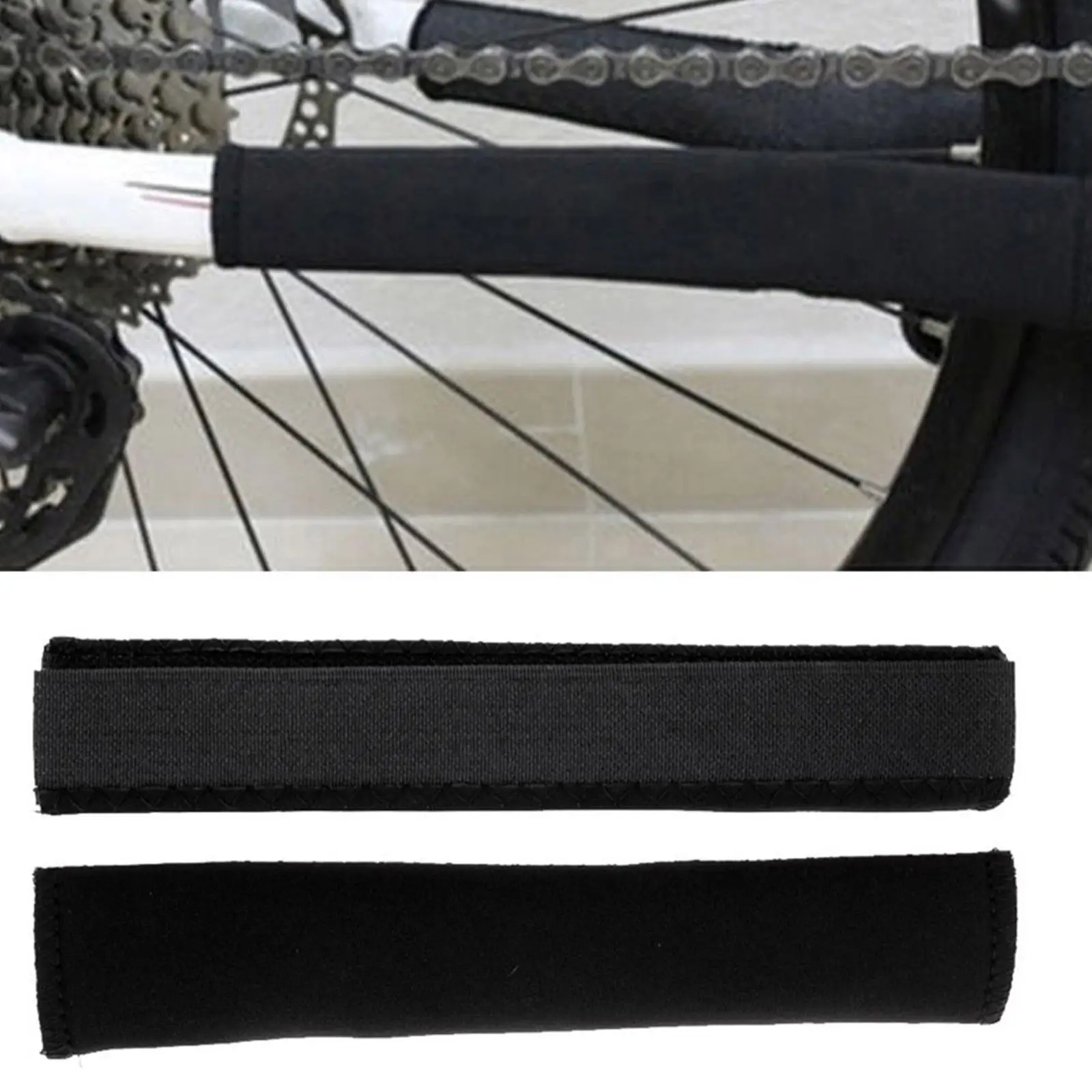 

2x защита велосипедной цепи, неопреновая цепь для ухода за велосипедной цепью, защита от остатка