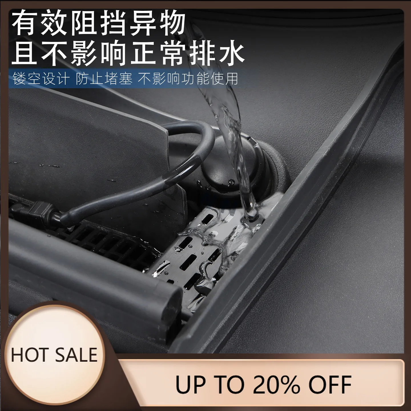 QIWN Durable For Zeekr 9X Insect Screen Mesh Engine Compartment Dustproof Anti-Clog Exterior Accessories Custom Fit
