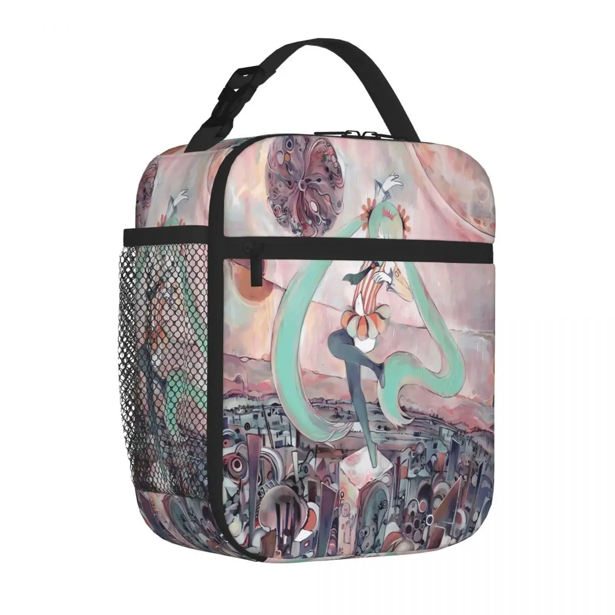 Bestselling Kikuo Anime Japan Music Fashion Fashionable Picnic Lunch Bag Countryside Trip Leakproof Lunch Bag