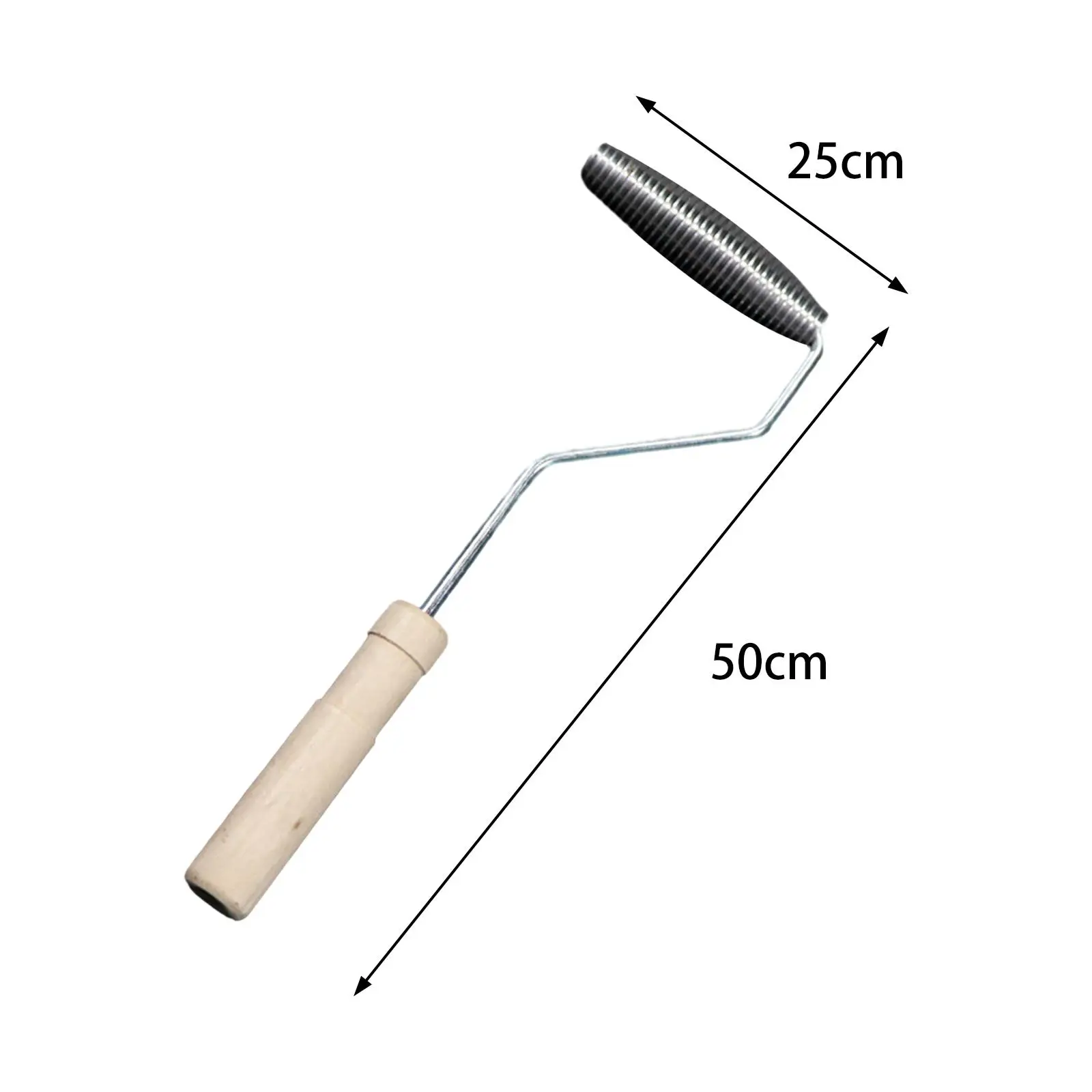 Fiberglass Roller Tools Kit Fiberglass Resin Non Slip Handle Wood Fiberglass Resin Laminating Roller Set for Boat Repair Mold