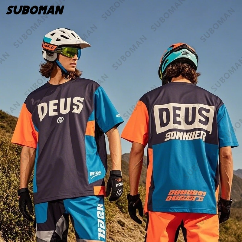 Novo deus ex machina motocross mountain enduro bicicleta roupas da bicicleta moto downhill camiseta unisex camisa de ciclismo mtb camisas bmx