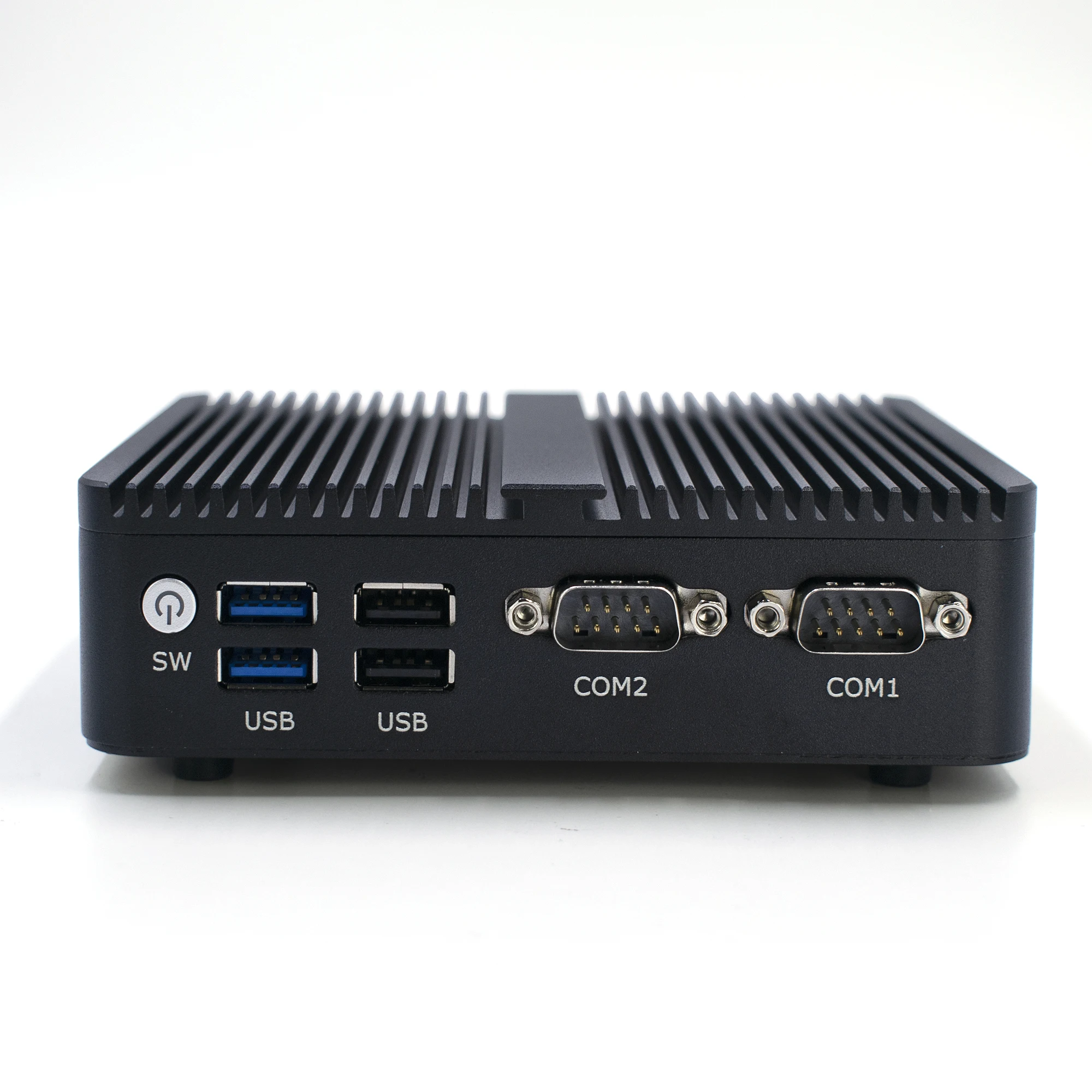 HYSTOU Factory Desktop Mini Computer 12th Gen N100 M.2 SSD HD DP Fanless Industrial Mini PC Windows 10 11Pro Linux OS