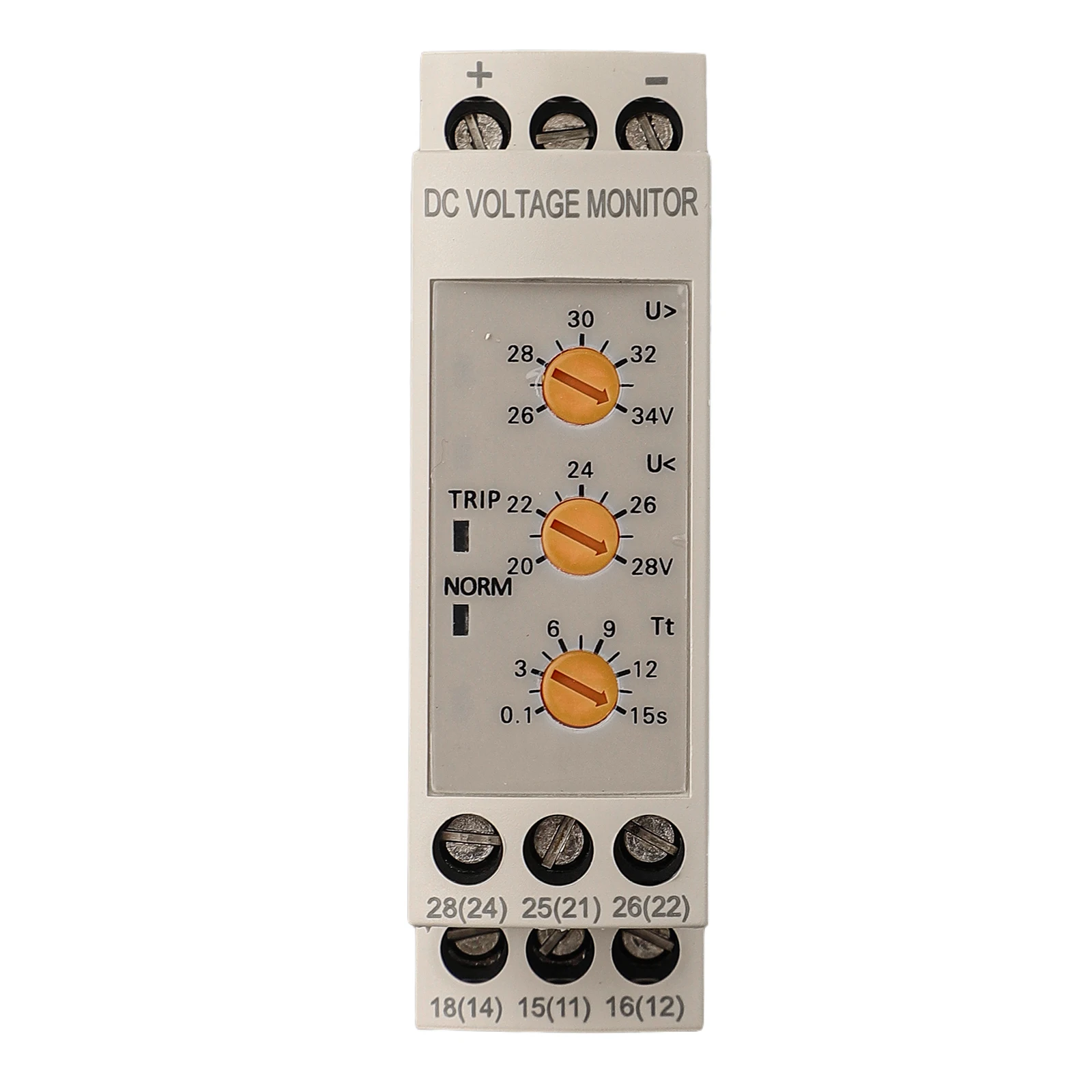 1pc DVRD Overvoltage And Undervoltage Protector For DC Motors Batteries DC Switch Cabinets Accessories