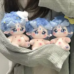 New 20cm Anime Nezha Aobing Plush Doll Cartoon Figures Cosplay Dress Up Cotton Doll Body Stuffed Toy Ornament Kids Birthday Gift