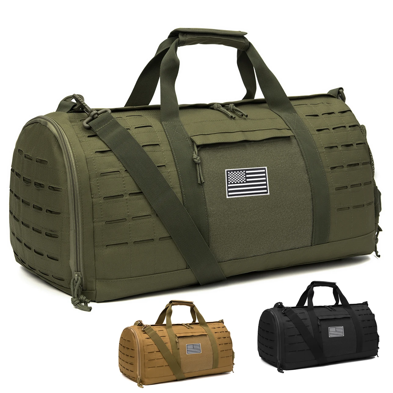 40L Sport Gym Bag Tactical Travel Duffle Bag For Men Fitness Training Bag With Shoe Basketball Outdoor Weekender Bags travel bag