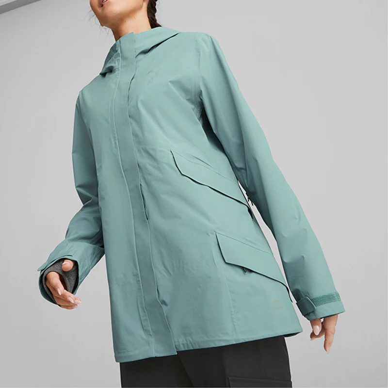 

Puma натуральная весенняя новая женская модная простая спортивная куртка с капюшоном 523224-84