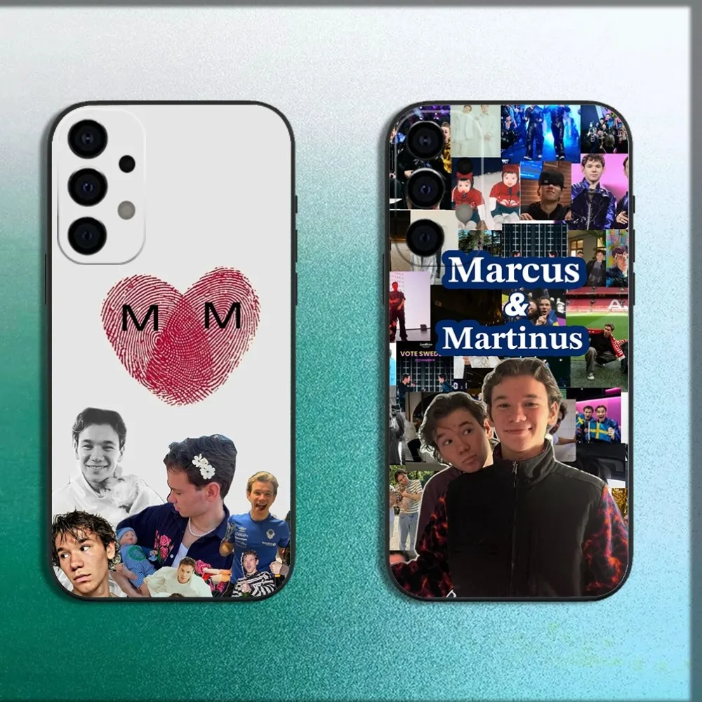 Singer M-Marcus Martinus Music Phone Case For Samsung Galaxy A13,A21s,A22,A31,A32,A52,A53,A71,A80,A91 Soft Black Cover