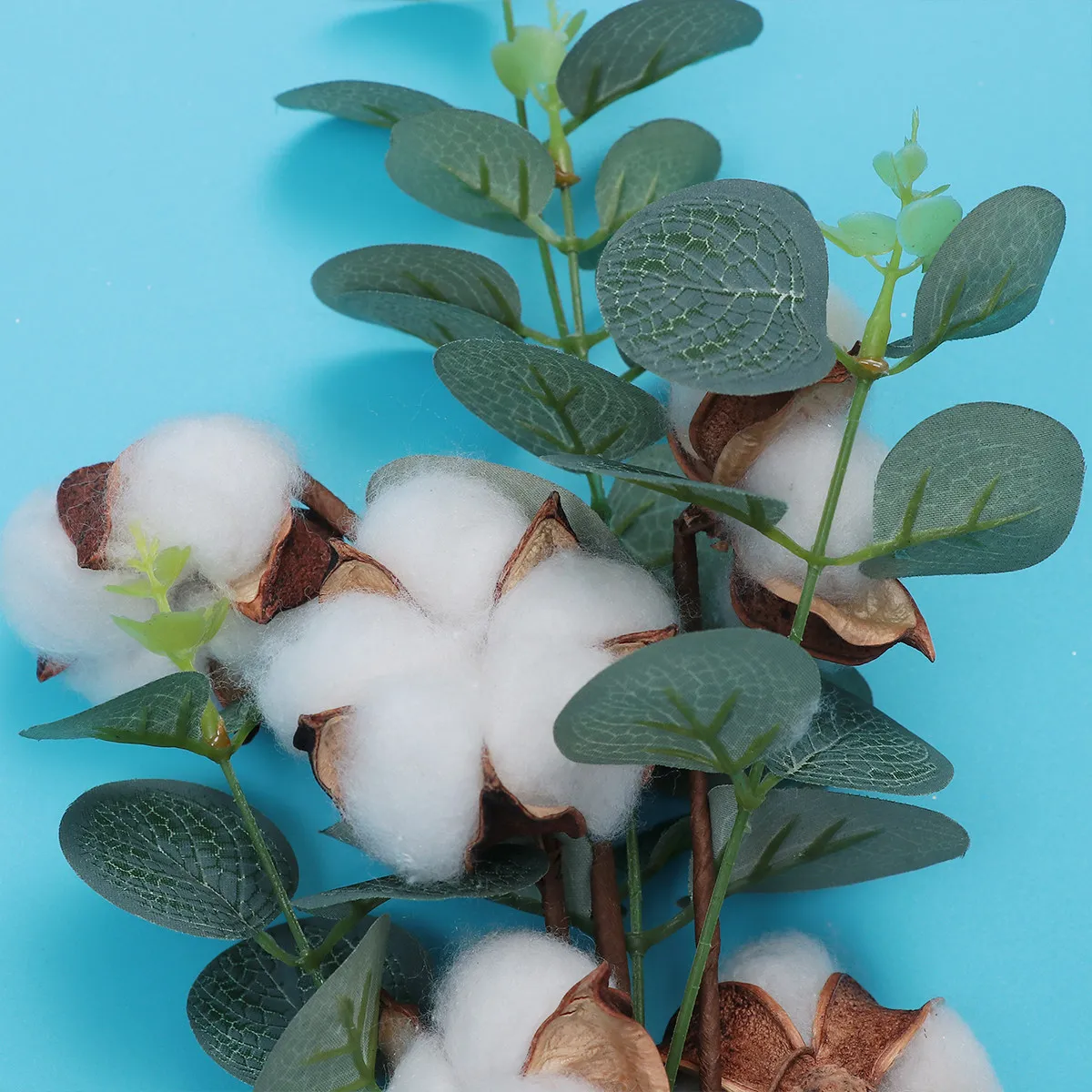 

Набор из 4 реалистичных искусственных веток эвкалипта: премиальные искусственные растения для декора дома, сада, свадьбы, курорта – естественная атмосфера и расслабление