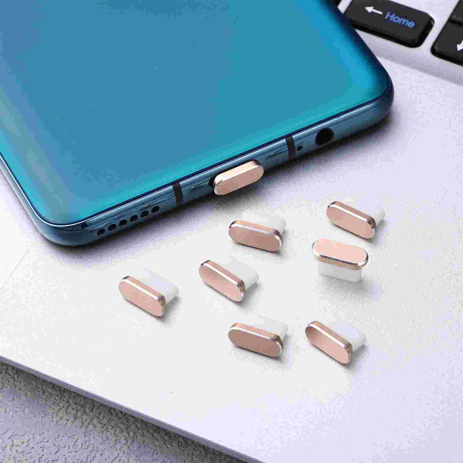 8 Pcs Plug Dust Phones Ports Caps Type Covers Small USB Dust-proof Silicone Plugs