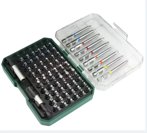 

Professional Grade 71pcs Color Screwdriver Bit Set Magnetic Quick Release Drill Bit Holder, Industrial Chrome Plated OEM Support