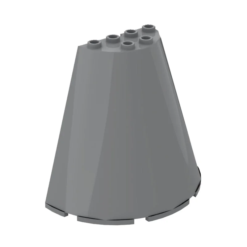 Building Blocks Accessories Technicalalalal DIY 8x4x6 large cone wall 1 PCS Parts MOC Educational toy for children 47543