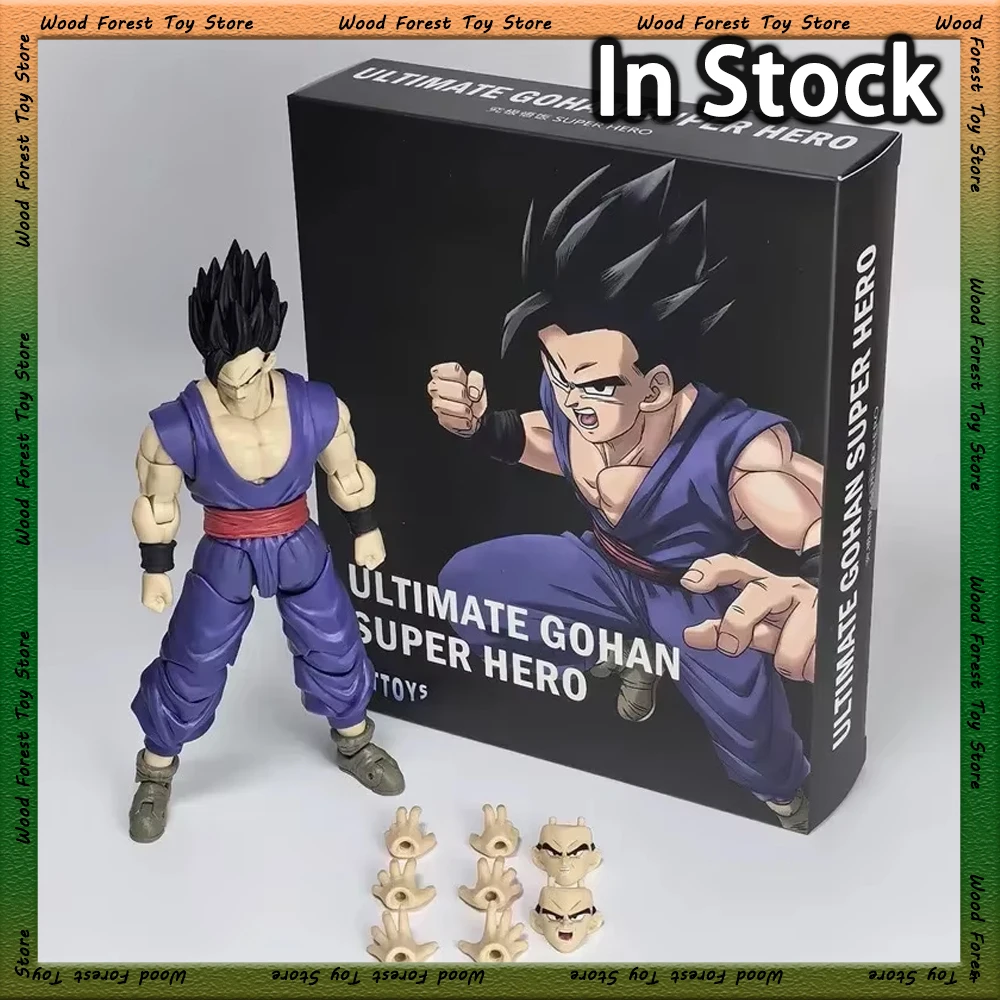 CT Toys Dragon Ball Anime Figure Shf Scholar Son Gohan Action Figure Ultimate Gohan Super Hero Figurine Model Toy Xmas Gift