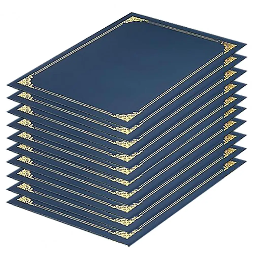 

5Pcs/10Pcs The certificate cover has a smooth texture and perfectly protects and displays your certificate paper.