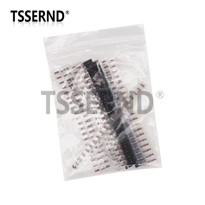 300pcs LL34 1/2W SMD Zener Diode Assorted Kit 0.5W 3V - 24V 1N4148 15Values Each 20pcs Sample Pack