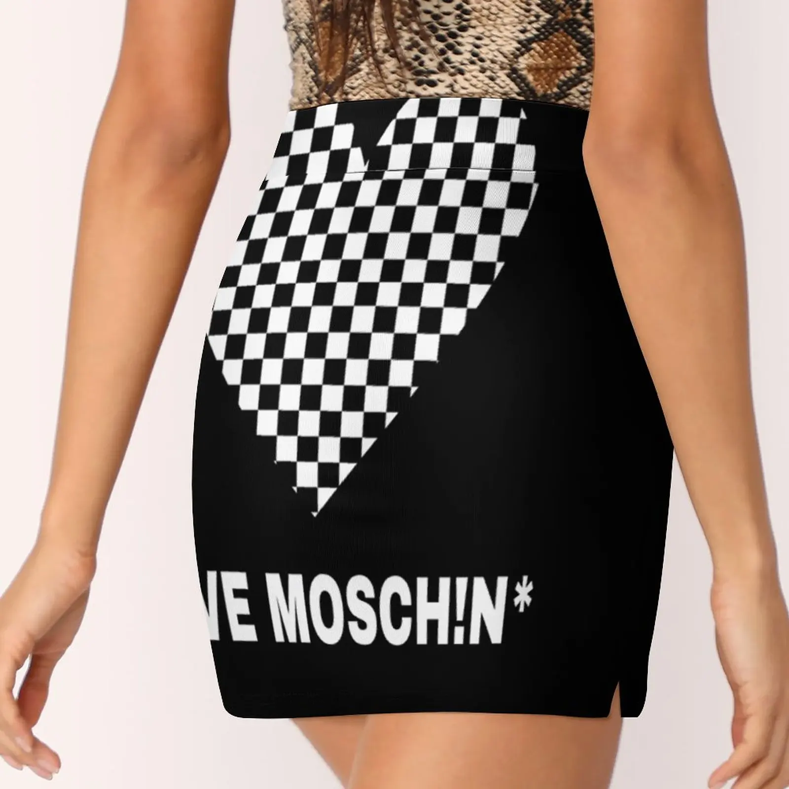 Love Mosch!N * Trending Fashion Jupe d'été imprimée pour femme, jupes de sport, double couche, meme athlétique, amour, course, sensation de course